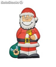 USB Papa Noel Celebración Navidad Religión PVC Soft Memoria USB de personajes