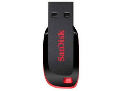 Usb-Stick 32GB SanDisk Cruzer Blade retail SDCZ50-032G-B35 - Foto 2