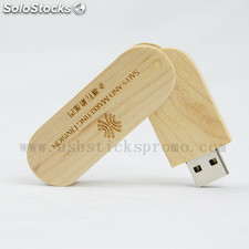 USB Stick Holz Swivel mit Gravur- USB Stick Holz Swivel- USB Stick mit Gravur- G
