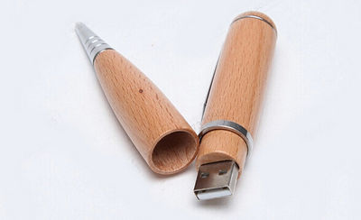 USB stick stylo en bois - Photo 2