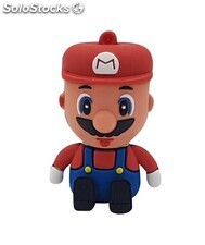 USB Super Mario PVC Soft Memoria USB Personajes de animación divertidos 8-16GB