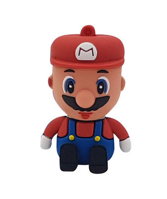 USB Super Mario PVC Soft Memoria USB Personajes de animación divertidos 8-16GB