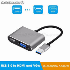 USB3.0 to vga hdmi 1080P Video Graphics Cable Adapter Converter