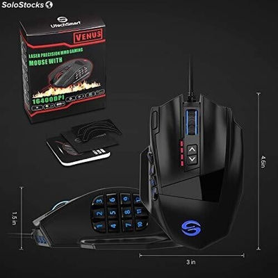 UtechSmart Venus Gaming Mouse rgb Wired, souris