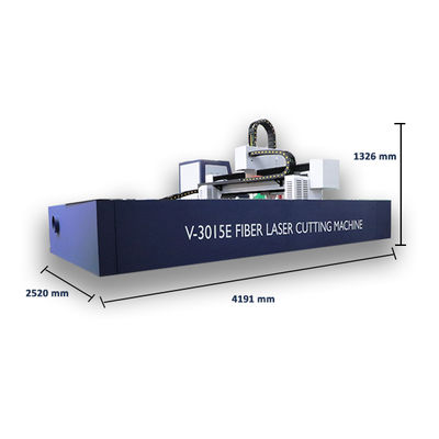 vanklaser venta1kw maquina cortadora laser fibra de metal - Foto 5
