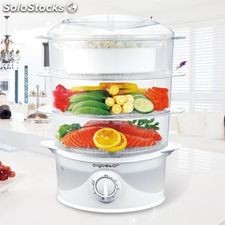 [vaporiera elettrica] 800W Cuoci Vivande Cucina a Vapore Contenitore Alimenti