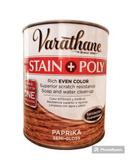 Varathane tinte + poly - Paprika