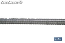 Varilla Roscada 1 Metro Zincado Rosca Métrica