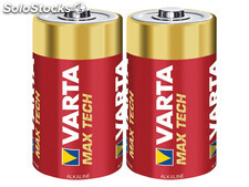 Varta Batterie Alkaline, Baby, C, LR14, 1.5V - Longlife Max Power (2-Pack)