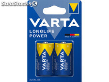 Varta Batterie Alkaline, Baby, C, LR14, 1.5V - Longlife Power (2-Pack)