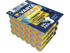Varta Batterie Alkaline, Micro, AAA, LR06, 1.5V - Longlife (24-Pack)