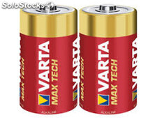 Varta Batterie Alkaline, Mono, D, LR20, 1.5V - Longlife Max Power (2-Pack)