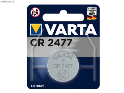 Varta Batterie Lithium, Knopfzelle, CR2477, 3V , Retail Blister (1-Pack)