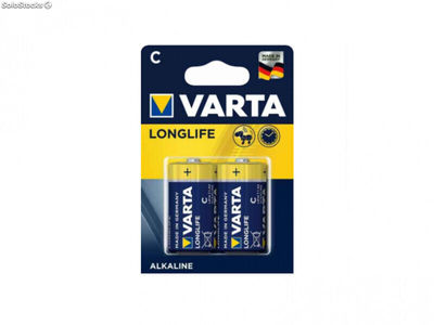 Varta Batterie Longlife Alkaline, Baby C, LR14, 1.5V Blister (2-Pack)