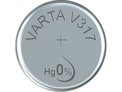 Varta Batterie Silver Oxide Knop. 317 1.55V Retail (10-Pack) 00317 101 111