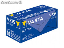Varta Batterie Silver Oxide, Knopfzelle, 335, SR512, 1.55V (10-Pack)