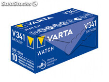 Varta Batterie Silver Oxide, Knopfzelle, 341, SR714, 1.55V (10-Pack)