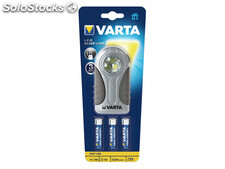 Varta LED Taschenlampe Silver Light, inkl. 3x Batterie Alkaline AAA