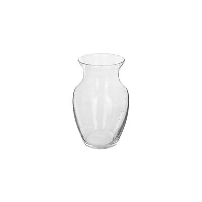 Vase en verre forme parapluie - effet gouttes de pluie - h 19,5 cm