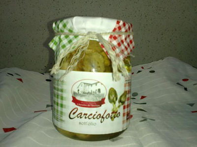 vasetto da 580g di carciofotto