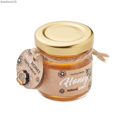 Vasetto di miele millefiori 50 legno MIMO6439-40