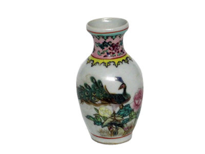 Vasi e portacenere in porcellana dipinta a mano Stock 26 - Foto 2