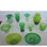 Vasi in vetro soffiato color verde. Lotto 26 - Foto 3