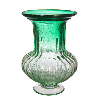 Vasi in vetro soffiato color verde. Lotto 26 - Foto 5