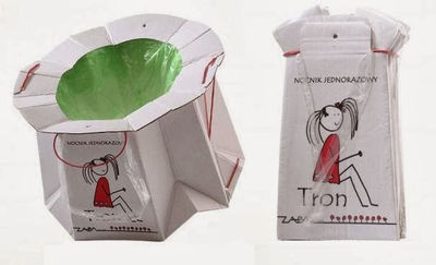 Vasino monouso tascabile completamente biodegradabile primo in Europa!