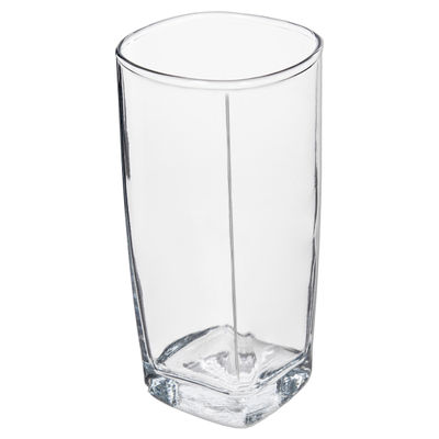 Vaso agua vidrio - cristal 280 ml cuadrado.