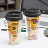 Vaso con Tapa y Doble Pared Coffee Gadget and Gifts