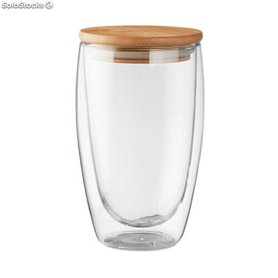 Vaso cristal doble capa 450 ml