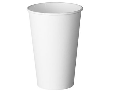 Vaso de cartón 470 ml bebida caliente color blanco, caja 1000 unidades - Foto 2