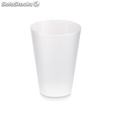 Vaso de PP translucido 300ml blanco transparente MIMO6375-26