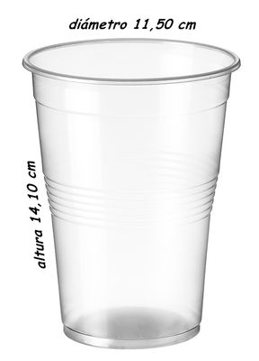 Vaso desechable 1 litro poliproplieno transparente, caja 1000 unidades - Foto 2