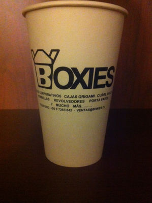Vaso desechable de papel personalizados, para Té, Cafe u otras bebidas calientes