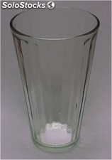 Vaso limonero para veladora, de vidrio, lote 3,800 piezas