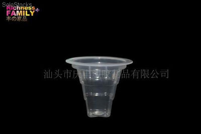 vaso para gelatina de forma de tres capas 22g