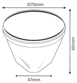 Vaso policarbonato 160ML irrompible - Foto 4