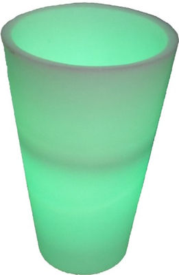 vaso polietileno iluminado