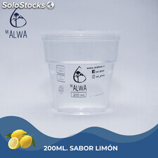 Vaso sellado Agua Saborizada Mi Alwa Sabor Limon