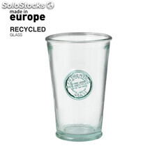 Vaso vidrio reciclado