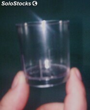 Vasos de chupito de plastico transparente, PS de 35 ml
