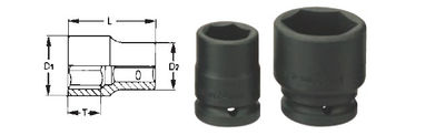 Vasos de impacto hexagonales 1 1/2&amp;quot; 110 mm TENGTOOLS 172841504 - Foto 3