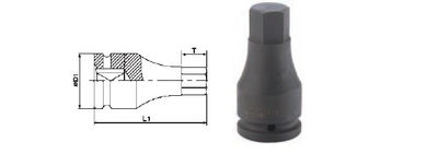 Vasos de impacto hexagonales 3/4&amp;quot; serie regular 24 mm TENGTOOLS 143980308 - Foto 3