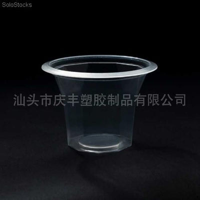 vasos desechables cafe de forma de rectangular 195g