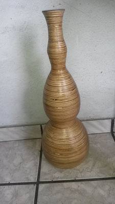 vasos e abajur em madeira torneada - Foto 2