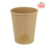 Vasos kraft café ECO plastic free : Dimensiones - M|9cm|240ml|8