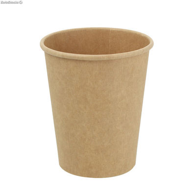 Vasos para café cartón kraft : Dimensiones - M|9cm|240ml|8