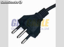 VDE plug Brasil power cord para portátil O.D.:5.6mm，（0.07 16pieces） 3C